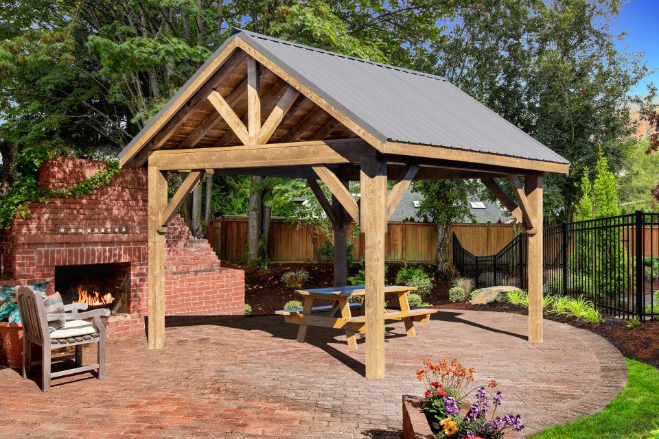 wood pavilion